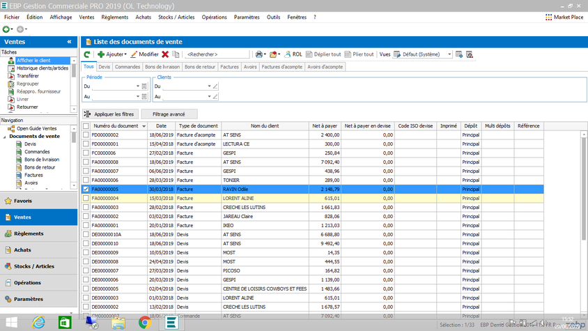 EBP Gestion Commerciale