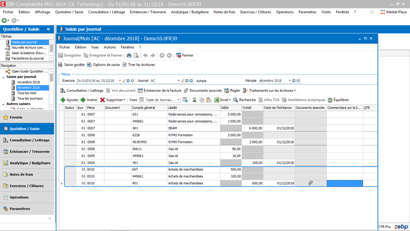 EBP Comptabilité